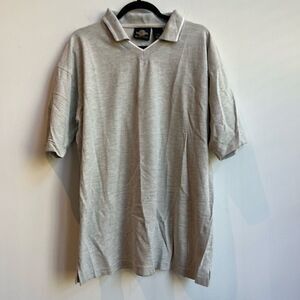 Santana Grey 100% Cotton Polo Shirt Size Large